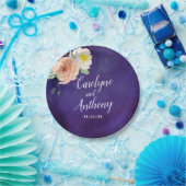 De Romance in het Collectie Bloom Wedding Papieren Bordje (Feest)