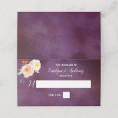 De Romance in het Collectie Bloom Wedding Plaatskaartje (Buitenkant ongevouwen)