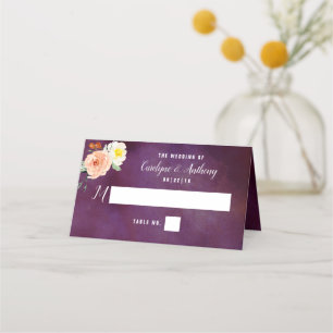 De Romance in het Collectie Bloom Wedding Plaatskaartje