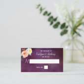 De Romance in het Collectie Bloom Wedding Plaatskaartje (Staand voorkant)