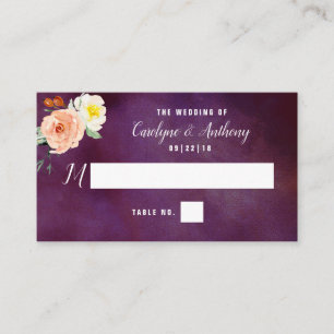 De Romance in het Collectie Bloom Wedding Plaatskaartje