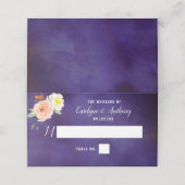 De Romance in het Collectie Bloom Wedding Plaatskaartje (Buitenkant ongevouwen)