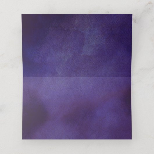 De Romance in het Collectie Bloom Wedding Plaatskaartje (Binnenkant ongevouwen)