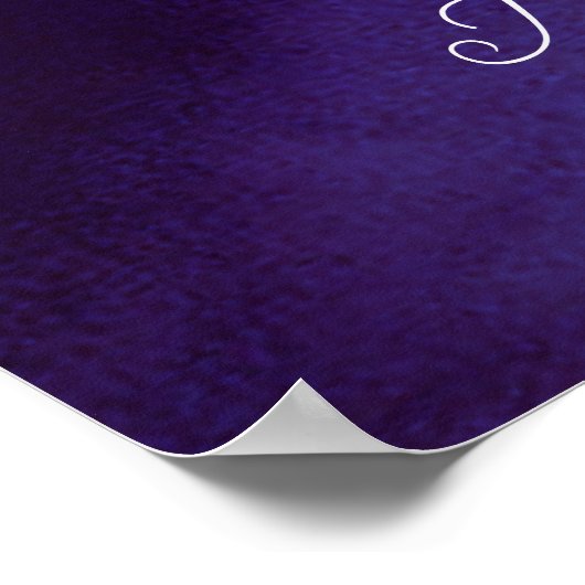 De Romance in het Collectie Bloom Wedding Poster (Hoek)