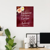 De Romance in het Collectie Bloom Wedding Poster (Thuiskantoor)