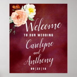 De Romance in het Collectie Bloom Wedding Poster