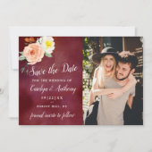 De Romance in het Collectie Bloom Wedding Save The Date (Voorkant)