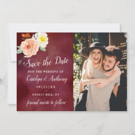 De Romance in het Collectie Bloom Wedding Save The Date
