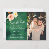 De Romance in het Collectie Bloom Wedding Save The Date (Voorkant)