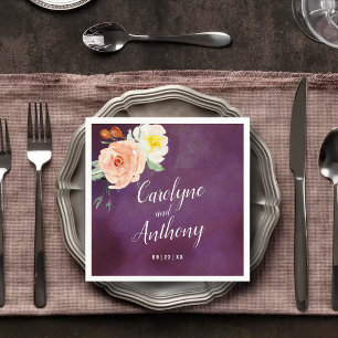 De Romance in het Collectie Bloom Wedding Servet