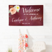 De Romance in het Collectie Bloom Wedding Spandoek (Insitu)