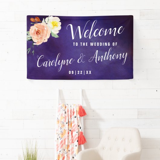De Romance in het Collectie Bloom Wedding Spandoek (Insitu)
