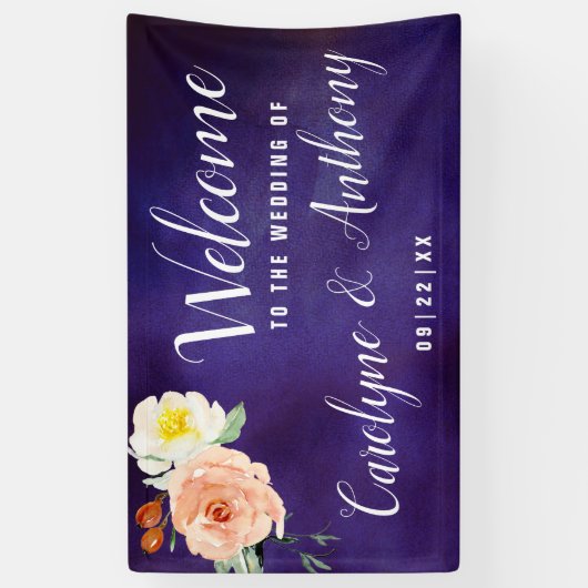 De Romance in het Collectie Bloom Wedding Spandoek (Verticaal)