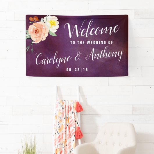 De Romance in het Collectie Bloom Wedding Spandoek (Insitu)