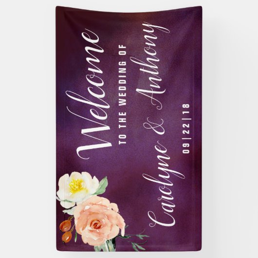 De Romance in het Collectie Bloom Wedding Spandoek (Verticaal)
