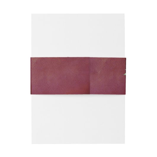 De Romance in het Collectie Bloom Wedding Uitnodigingen Wikkel (Achterkant Voorbeeld)