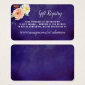 De Romance in het Collectie Bloom Wedding Visitekaartje (Voorkant /achterkant)