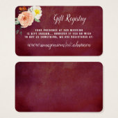 De Romance in het Collectie Bloom Wedding Visitekaartje (Voorkant /achterkant)