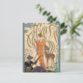 De Romance Perfume Persia door George Barbier Briefkaart (Staand voorkant)