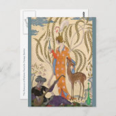 De Romance Perfume Persia door George Barbier Briefkaart (Voorkant / Achterkant)