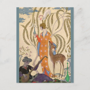 De Romance Perfume Persia door George Barbier Briefkaart