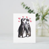 De Romance van de pinguïn Briefkaart (Staand voorkant)