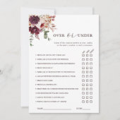 De Romance van het herfst over of onder Editable K Kaart (Voorkant)