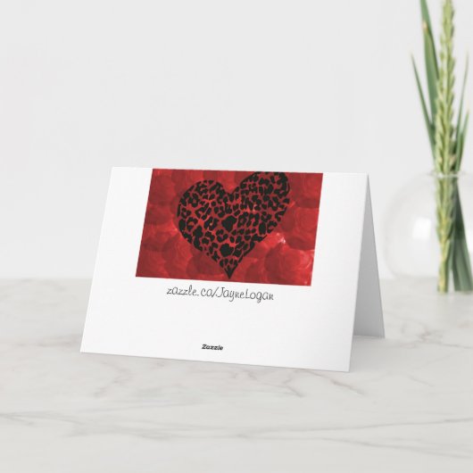 De Romance van kaarten, Liefde, Flirty Feestdagen Kaart (Achterkant)