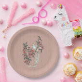 De Romance van Silk Charcuterie Board Peach Papieren Bordje (Feest)