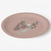 De Romance van Silk Charcuterie Board Peach Papieren Bordje (Gekanteld)