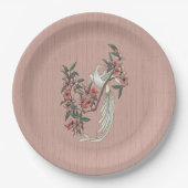 De Romance van Silk Charcuterie Board Peach Papieren Bordje (Voorkant)