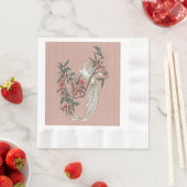 De Romance van Silk Peach Servet (Insitu)