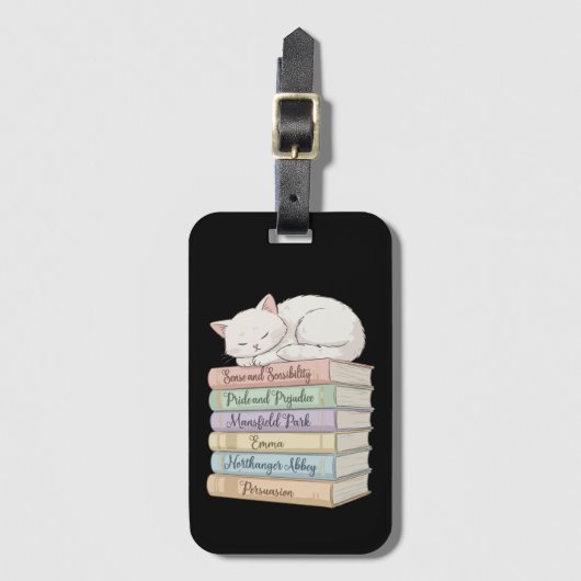De romans van Jane Austen IX Bagagelabel (Voorkant (verticaal))