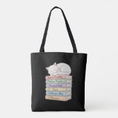 De romans van Jane Austen IX Tote Bag (Achterkant)