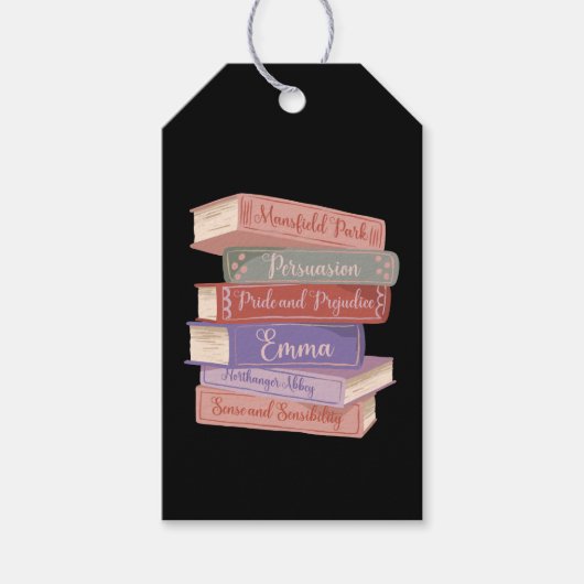 De romans van Jane Austen V Cadeaulabel (Voorkant)