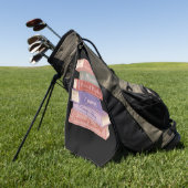 De romans van Jane Austen V Golfhanddoek (Groen)