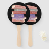 De romans van Jane Austen V Handwaaier (Voorkant en achterkant)