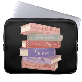 De romans van Jane Austen V Laptop Sleeve