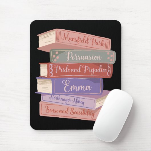 De romans van Jane Austen V Muismat (Met muis)