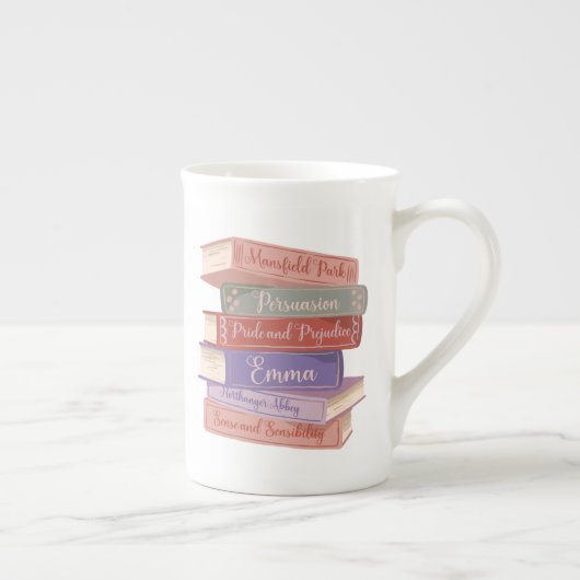 De romans van Jane Austen V Porselein Kop (Rechts)