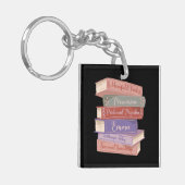 De romans van Jane Austen V Sleutelhanger (Voorkant Links)