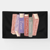 De romans van Jane Austen V Spandoek (Horizontaal)