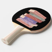 De romans van Jane Austen V Tafeltennisbatje (Voorkant Gekanteld)