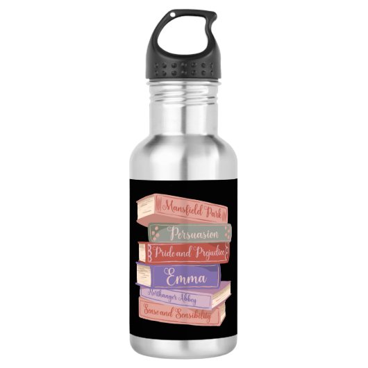 De romans van Jane Austen V Waterfles (Voorkant)