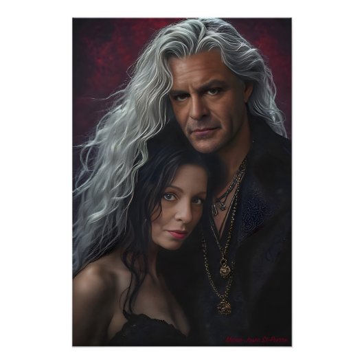 De romantiek van het wilde hart perfect poster (Voorkant)
