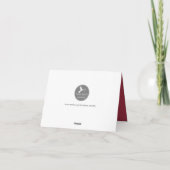 De Romantische Bloemige Trouwcollectie Bedankkaart (Achterkant)