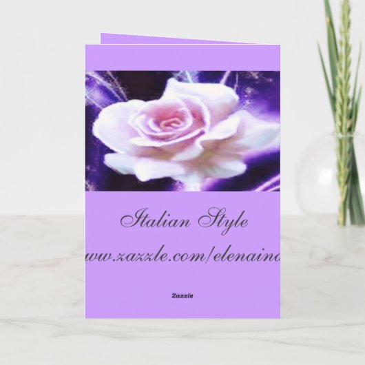 De romantische Kaart van de Verjaardag (Achterkant)