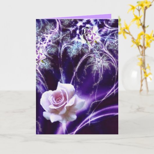 De romantische Kaart van de Verjaardag (Gele Bloem)