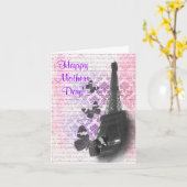 De romantische moederdag van Parijs Kaart (Gele Bloem)