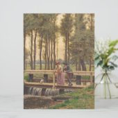 De romantische ontmoetingsplaats kaart (Staand voorkant)